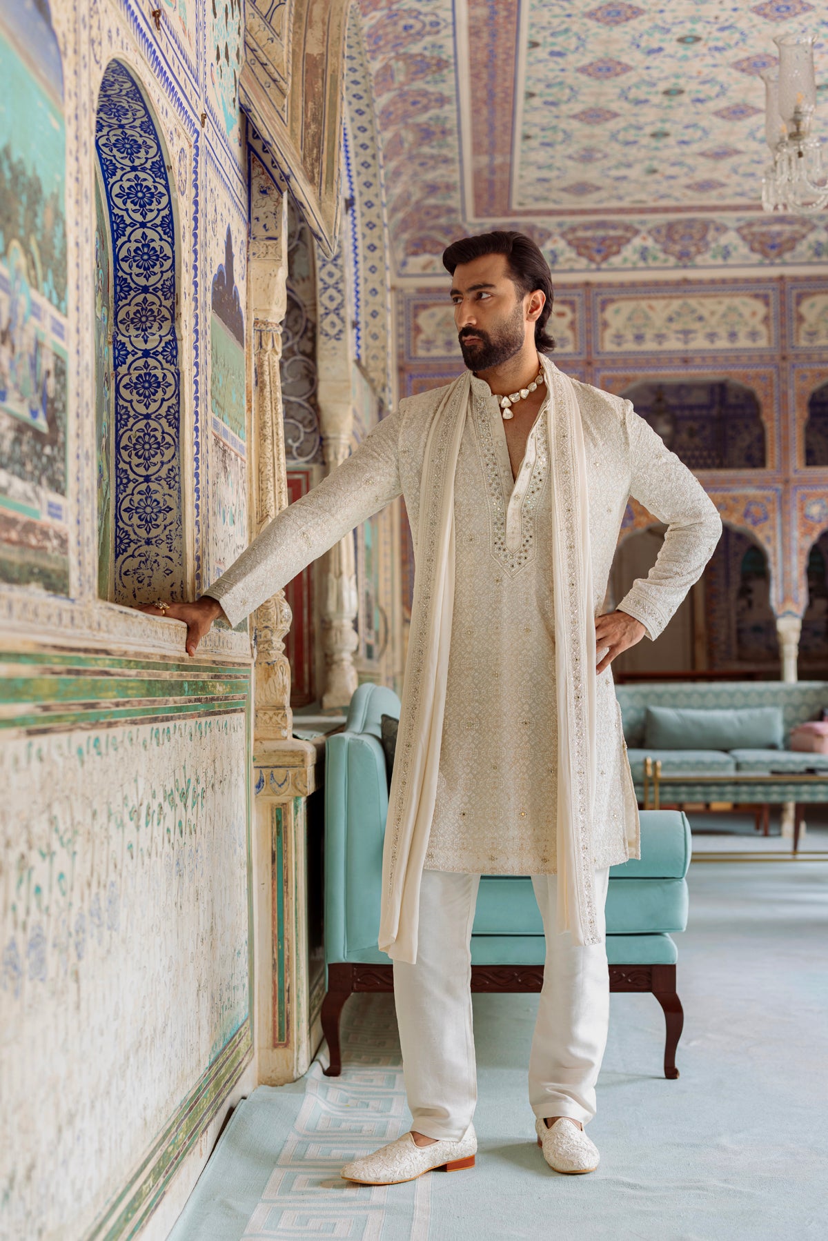 Ivory Kurta Set