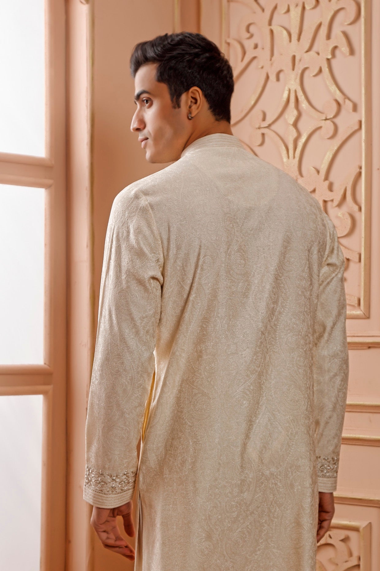 Pearl Digital Embroidered Kurta Set
