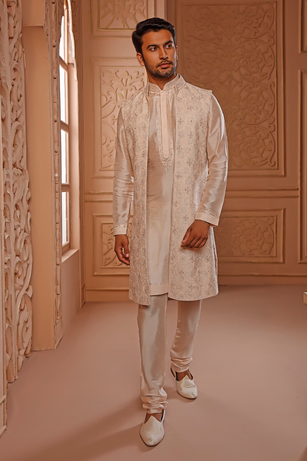 Blush Chanderi Coaty Set