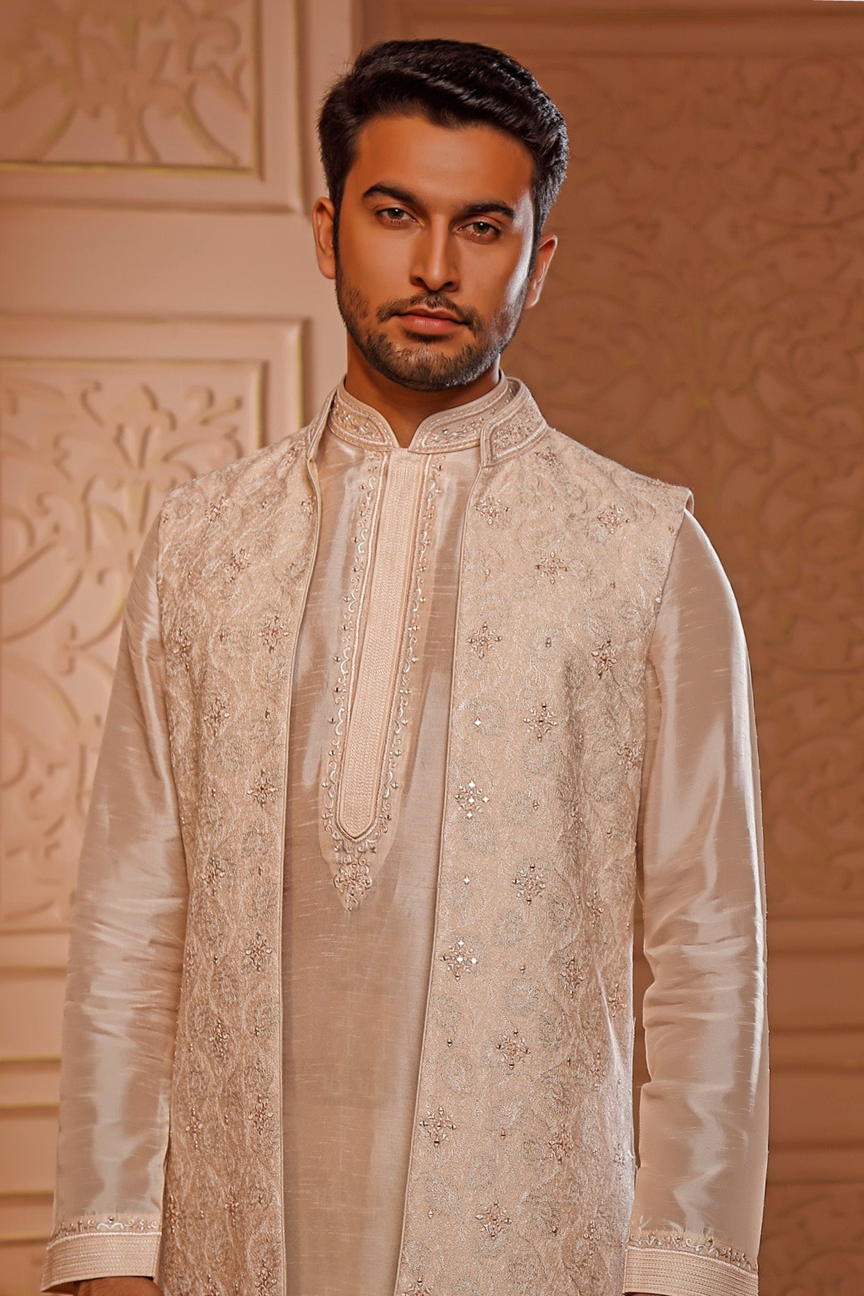 Blush Chanderi Coaty Set