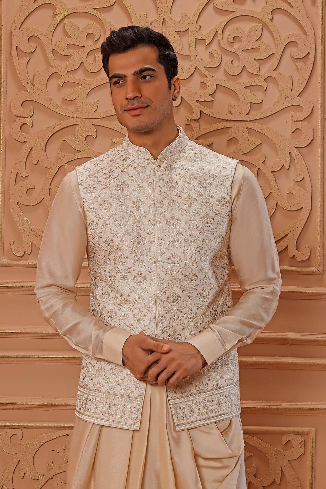 Cream Coaty Set
