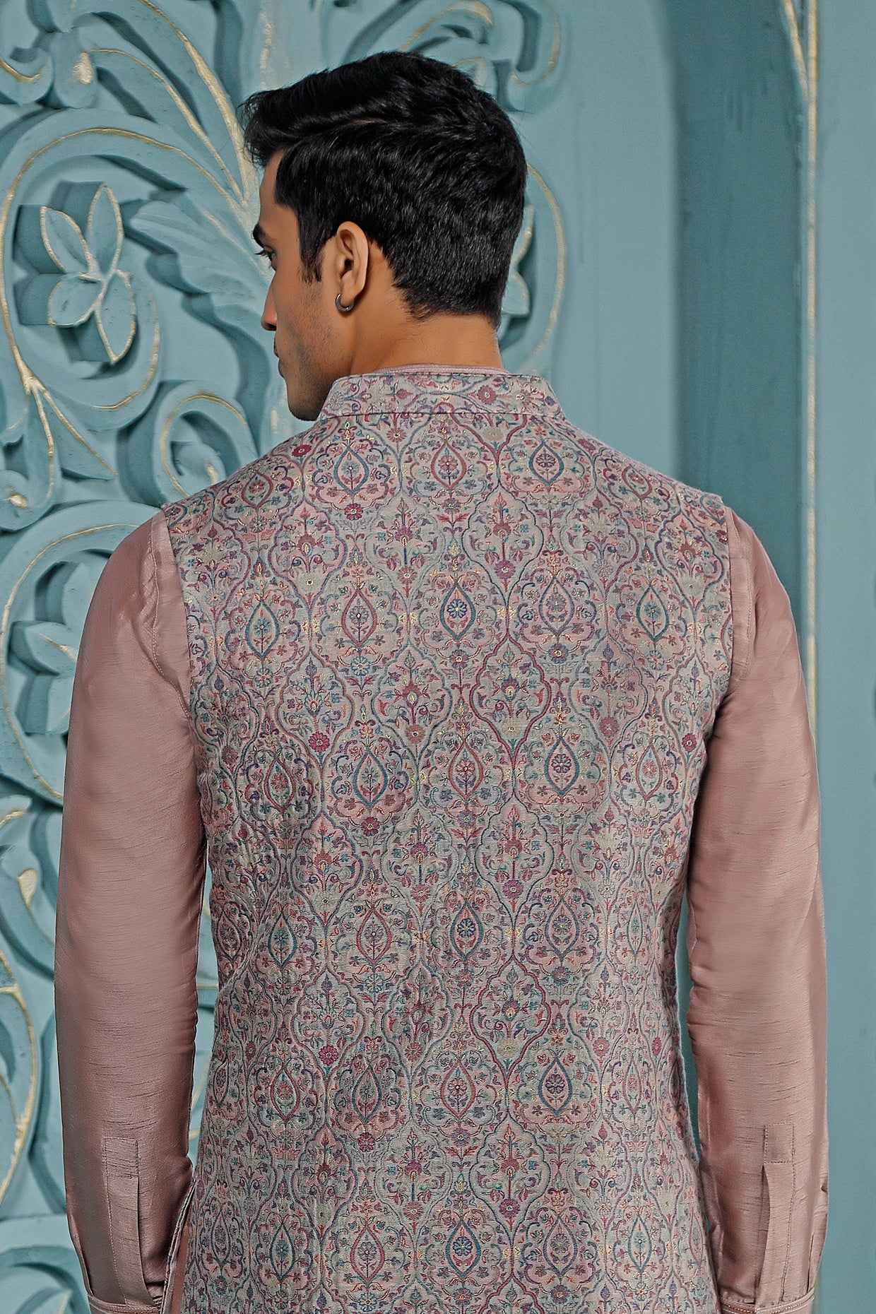Mauve Pashmina Coaty Set