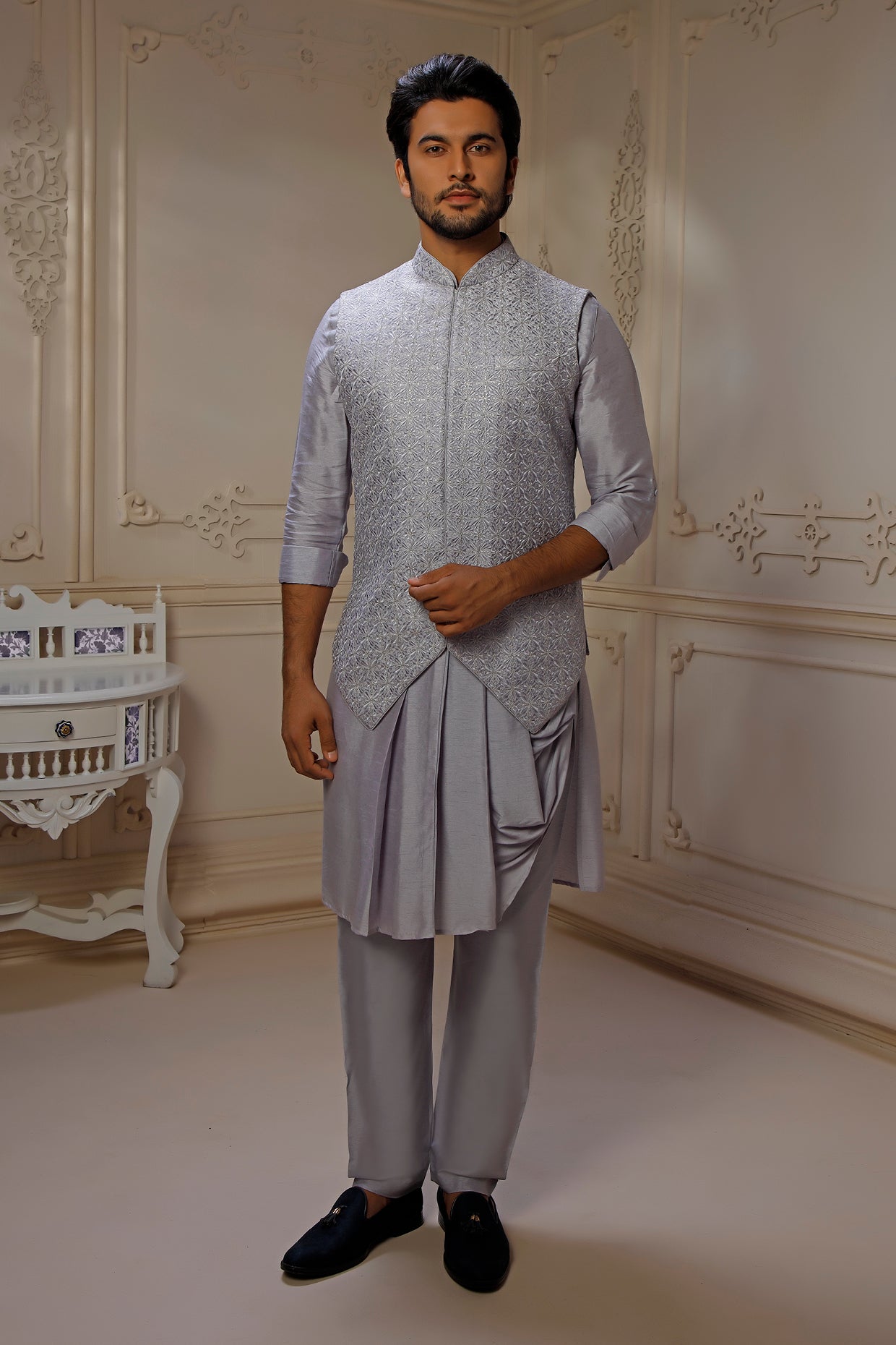 Tussar Coaty Set