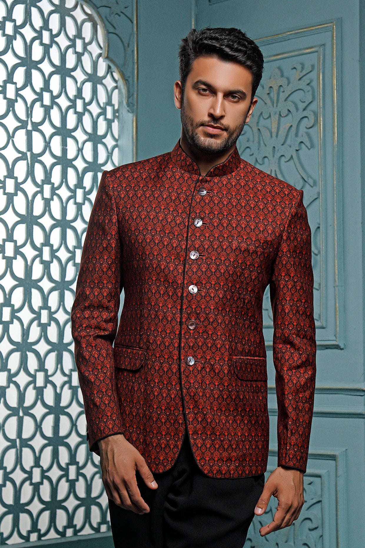 Rust Print Jodhpuri