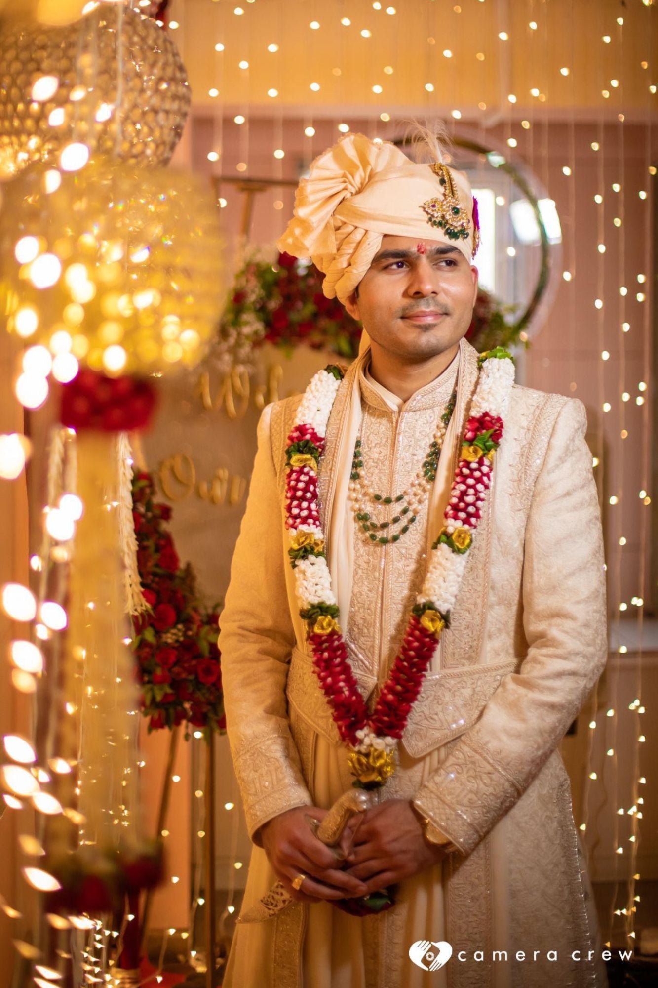 Chanderi Sherwani Set