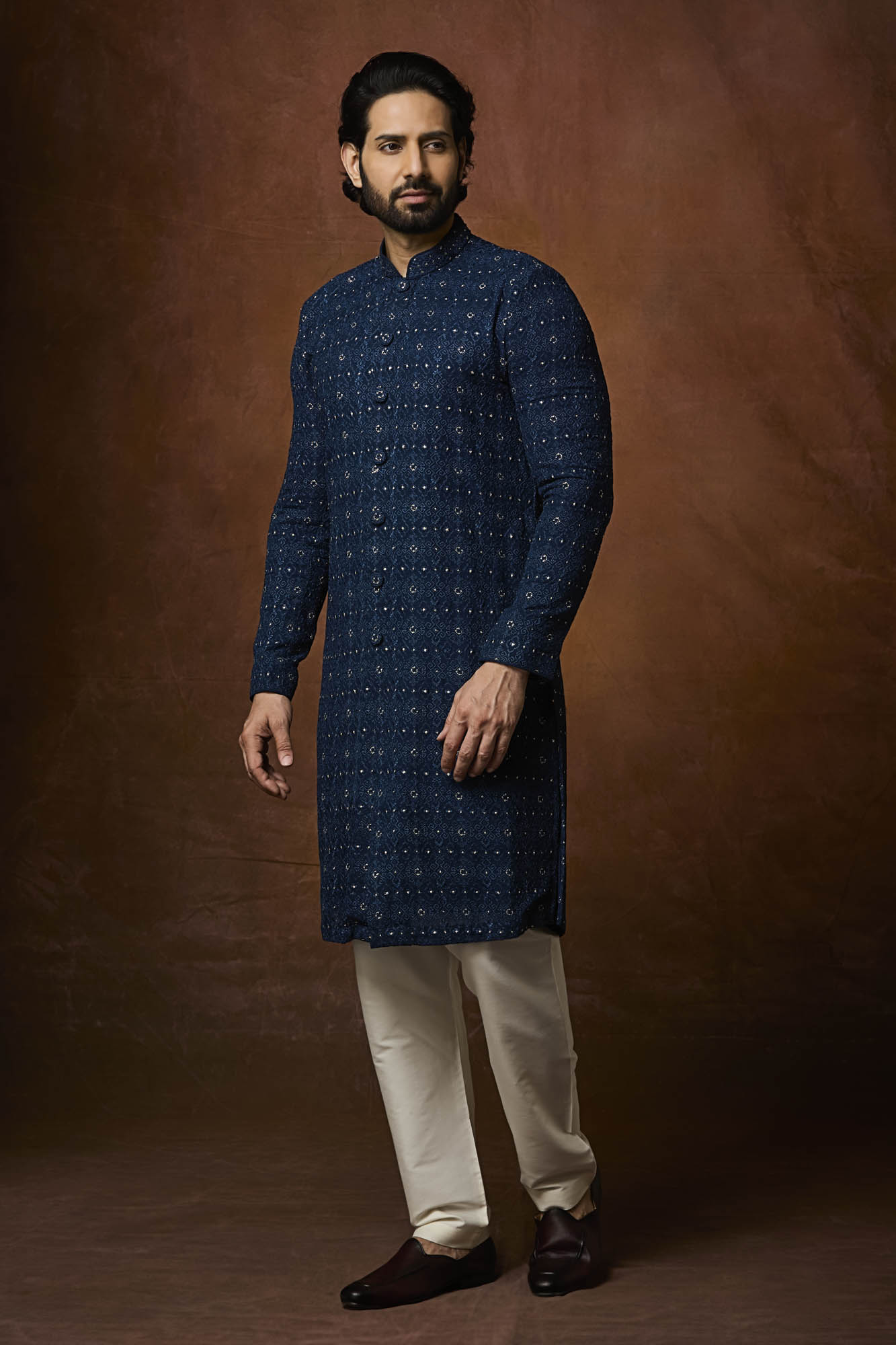 Teal Kurta Set