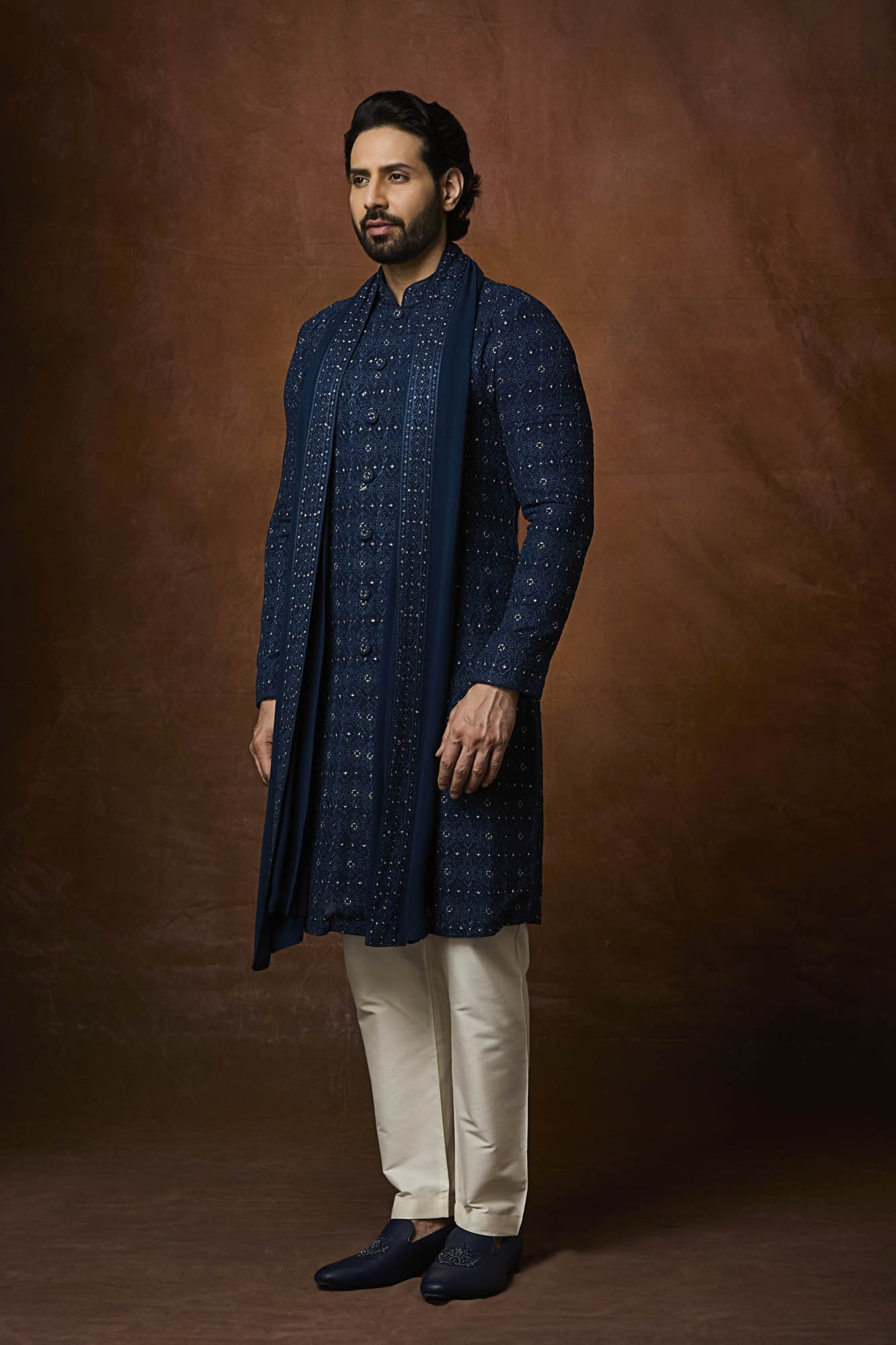 Teal Kurta Set
