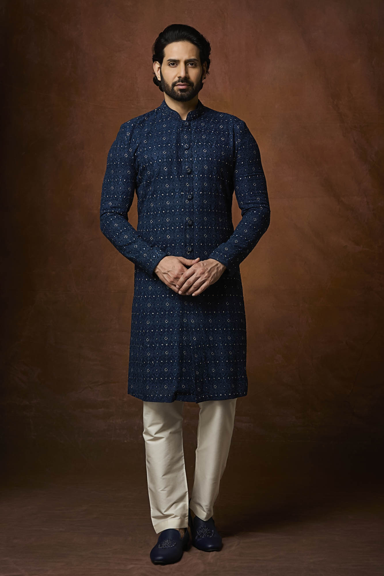 Teal Kurta Set
