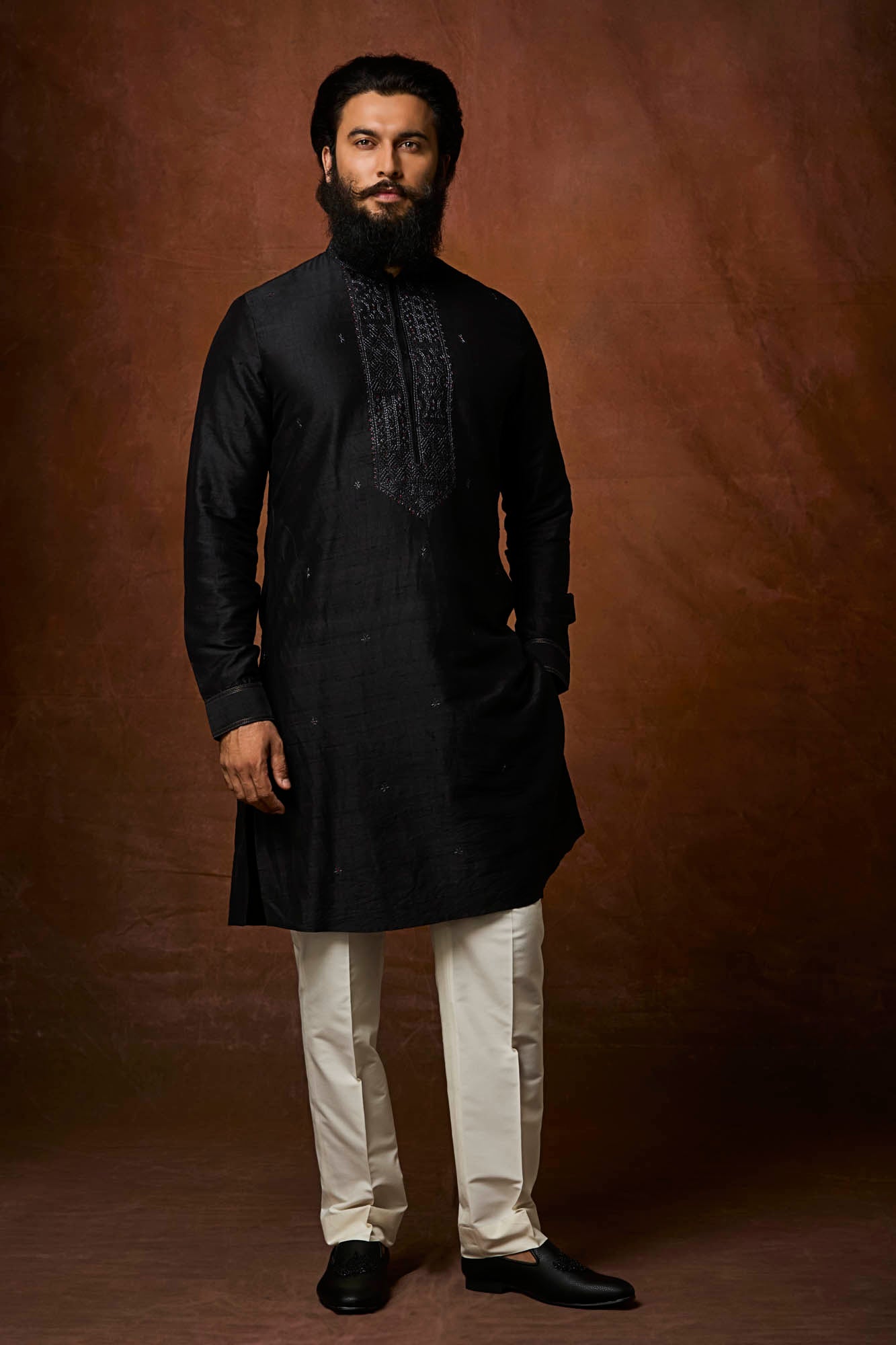 Black Kurta Set
