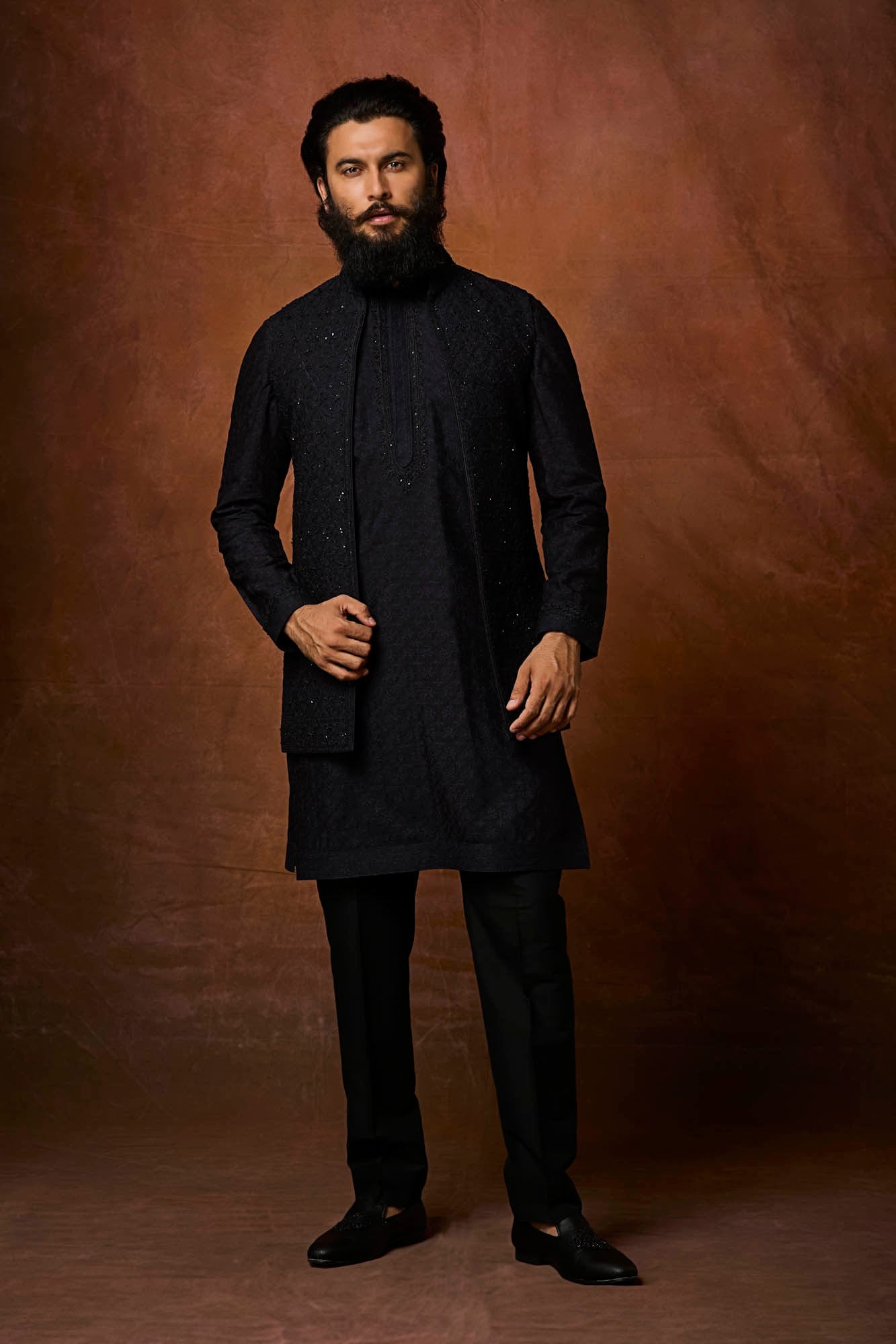Navy blue coaty Set