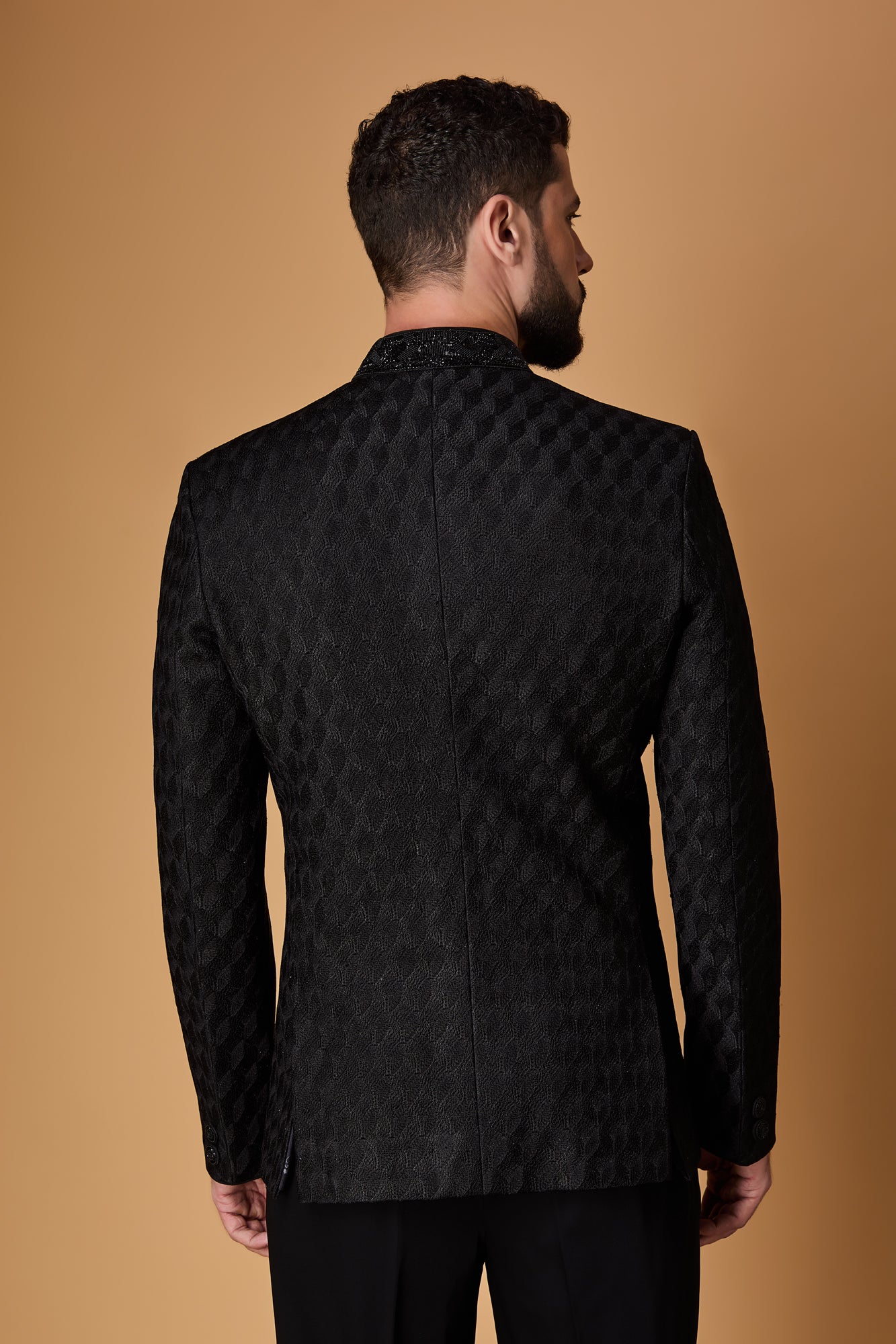 Black Indowestern set