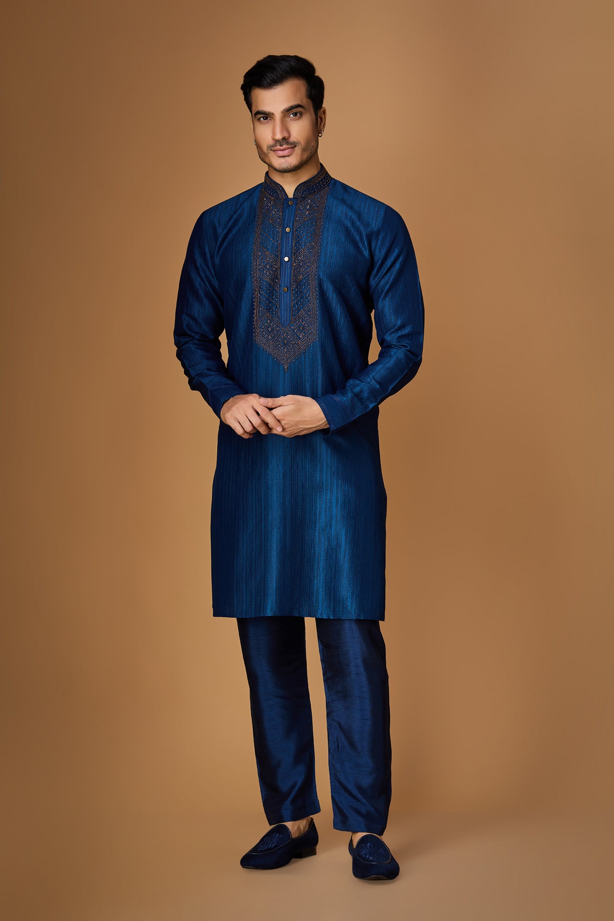 Teal Blue Kurat Set