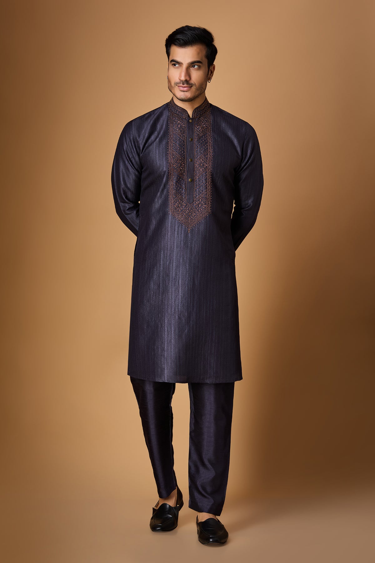 Grey Kurta Set