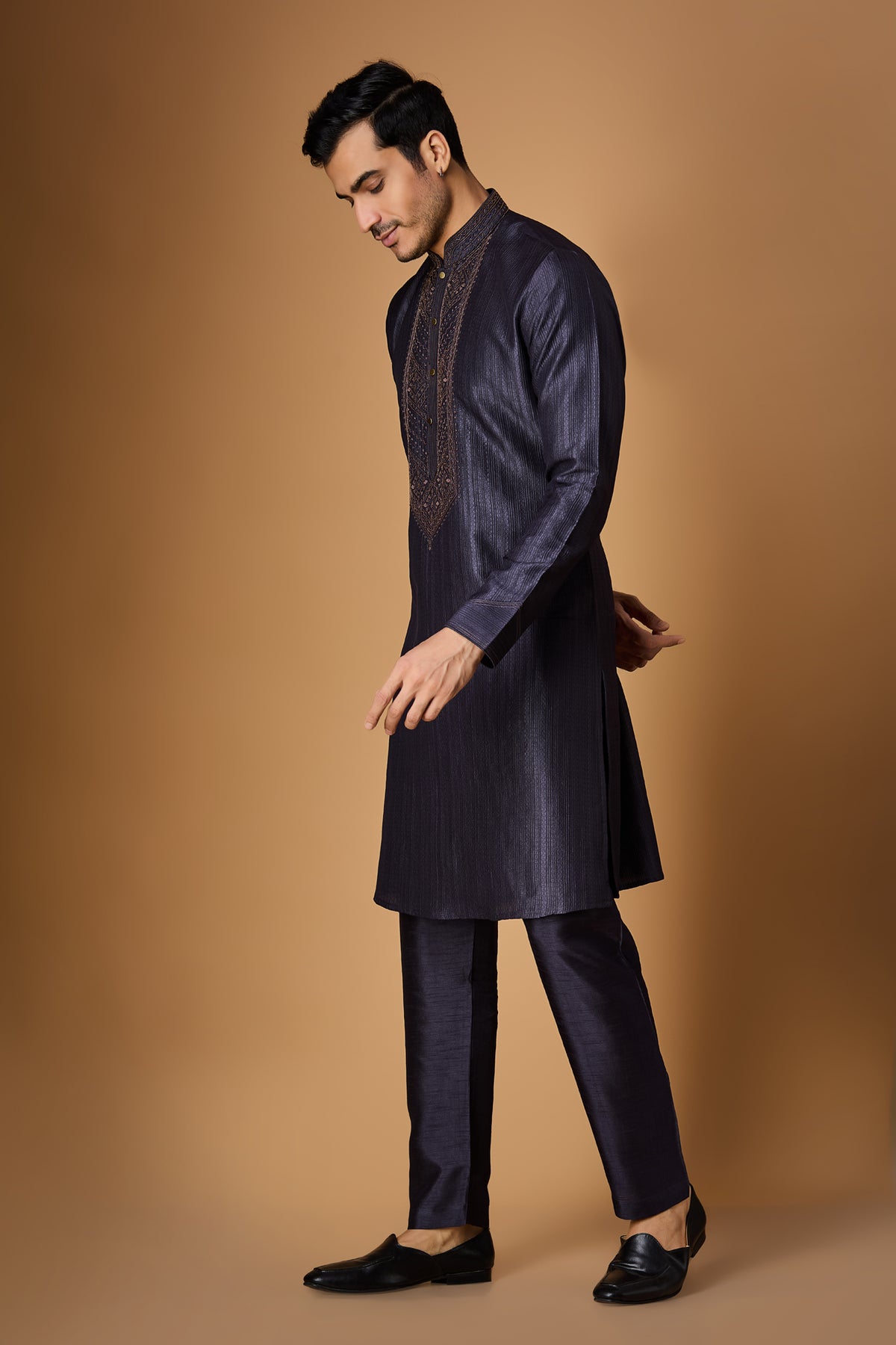 Grey Kurta Set