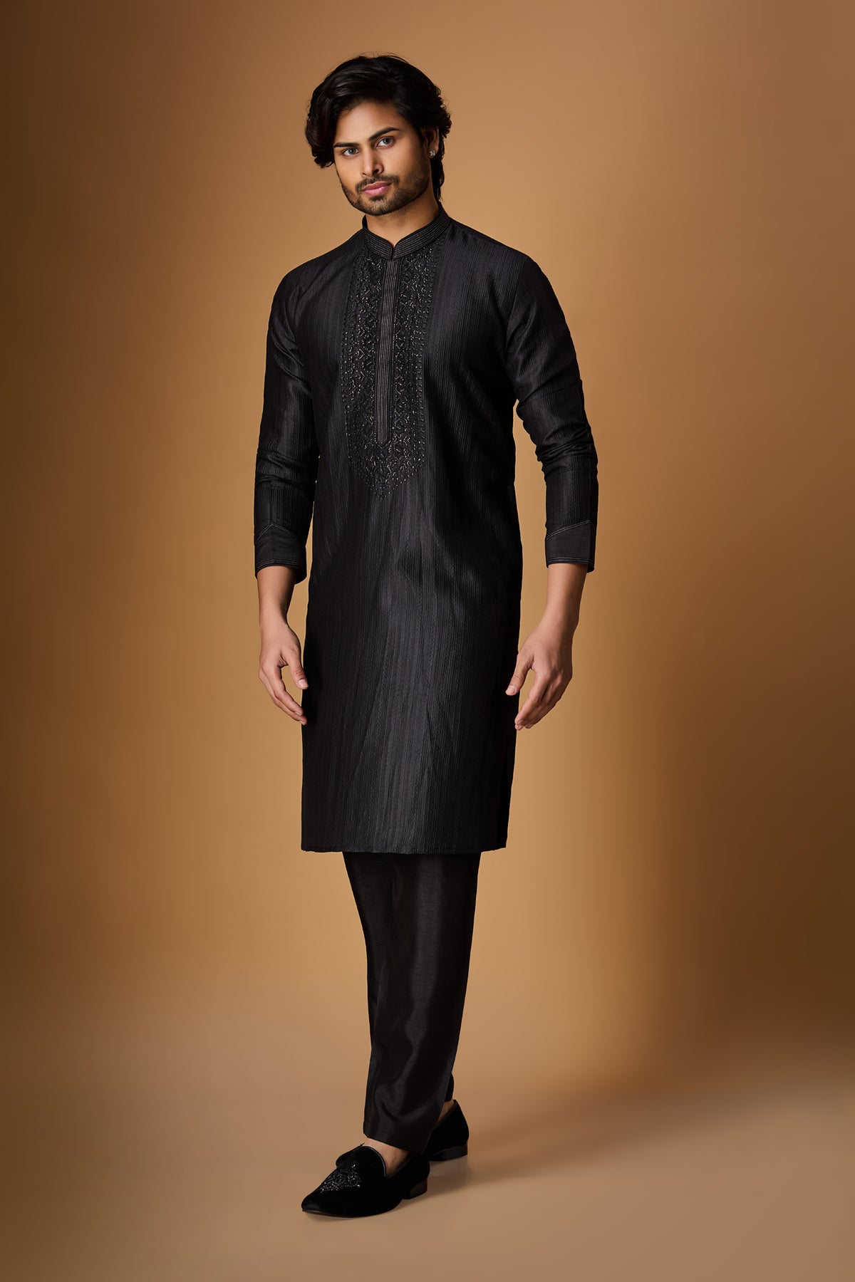 Black Kurta Set