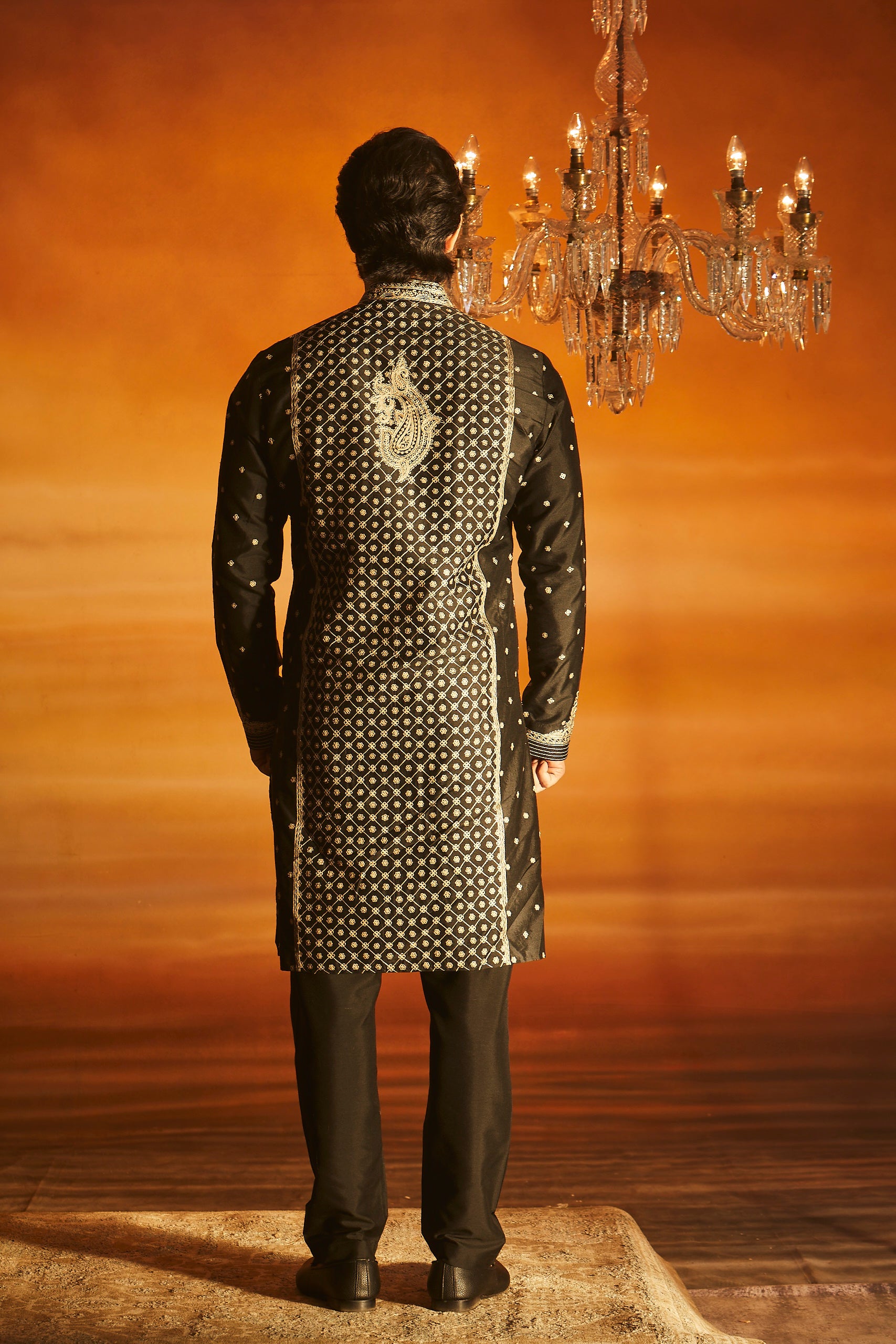 Black kurta Set