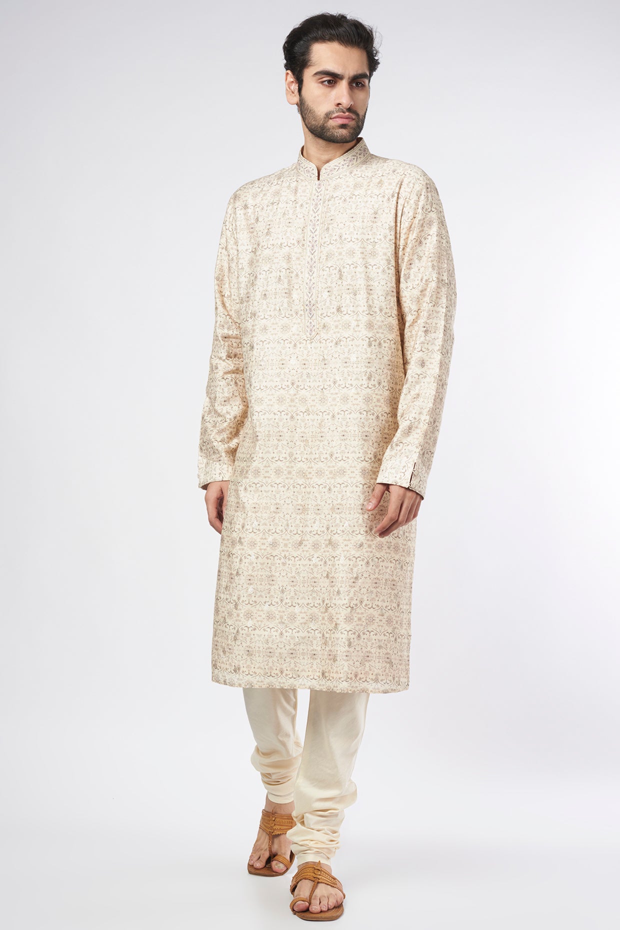 Beige Kurta Set