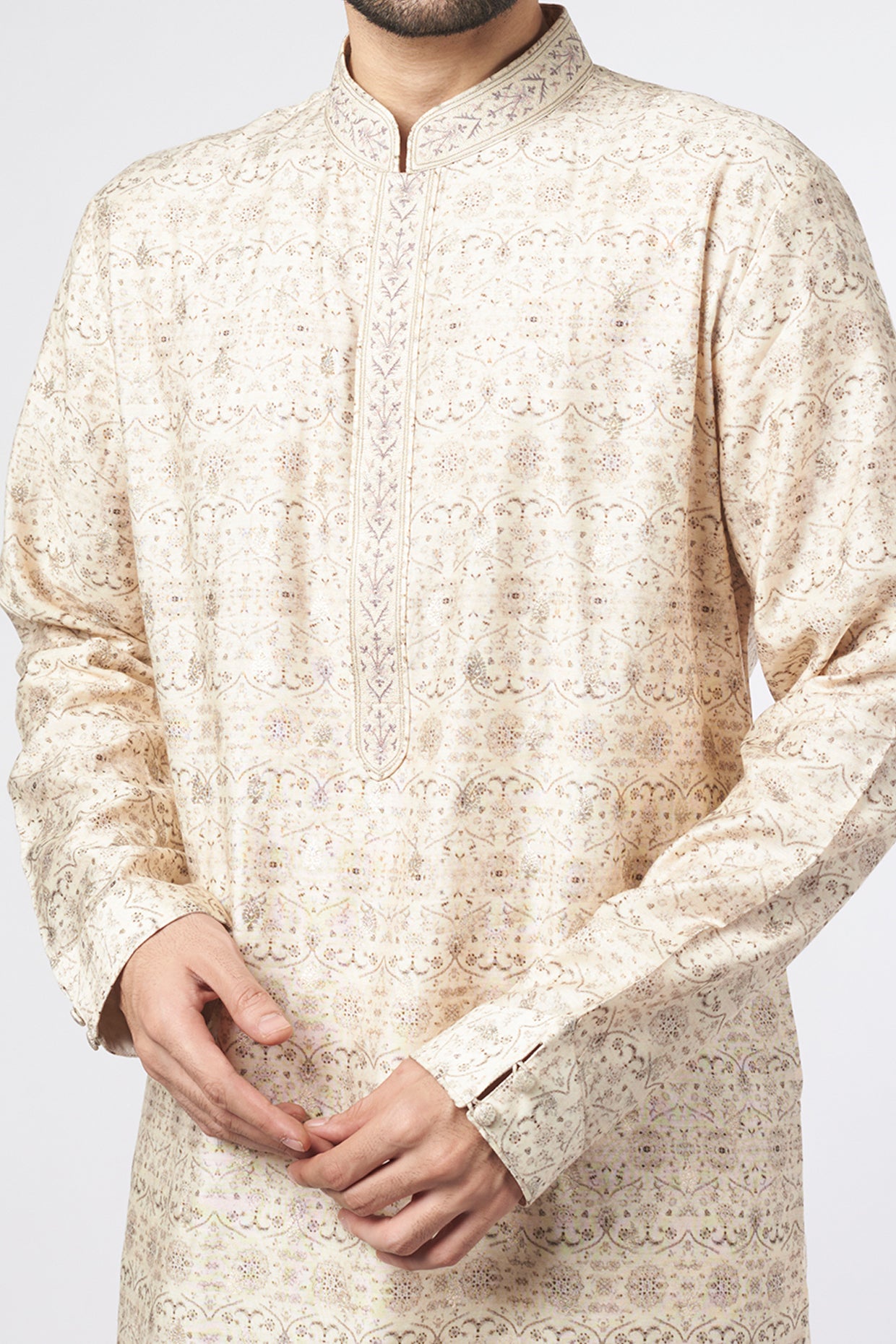 Beige Kurta Set