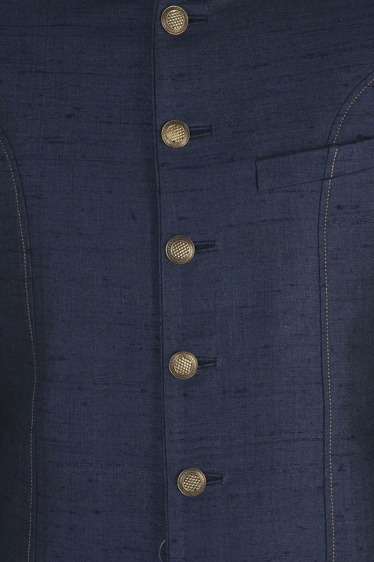 Blue Hand Embroidered Jodhpuri Jacket