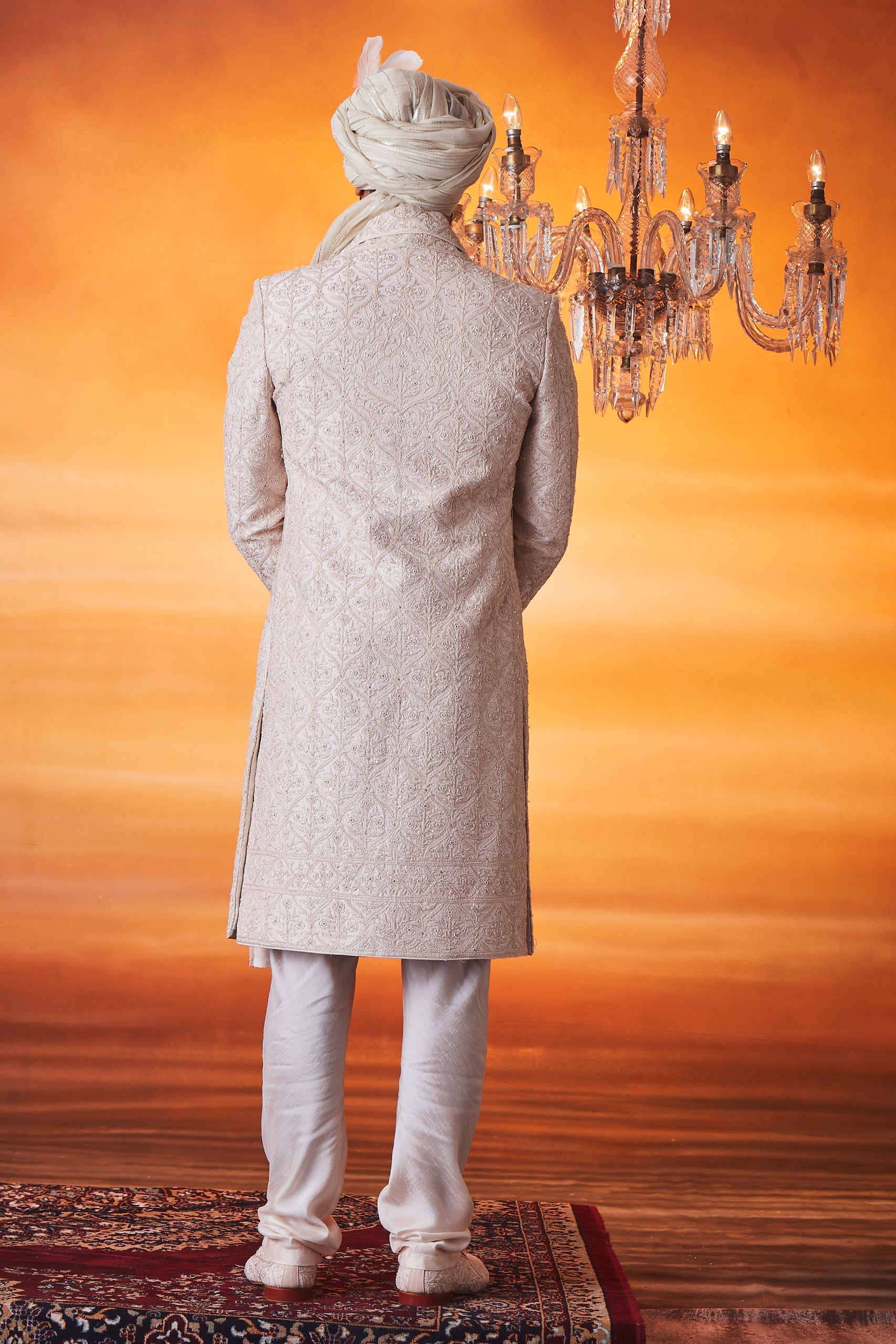 Blush Sherwani set