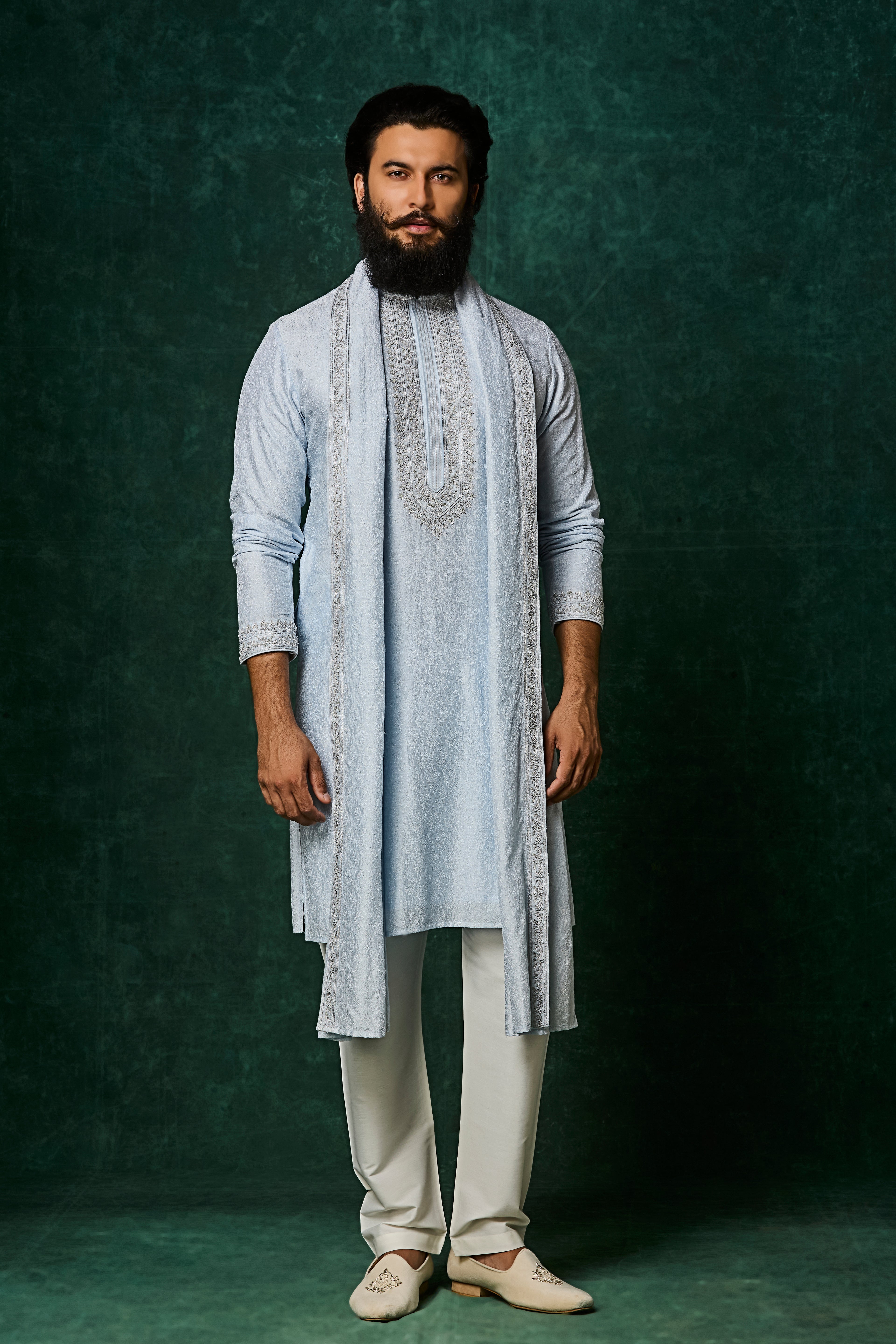 Aqua Kurta Set
