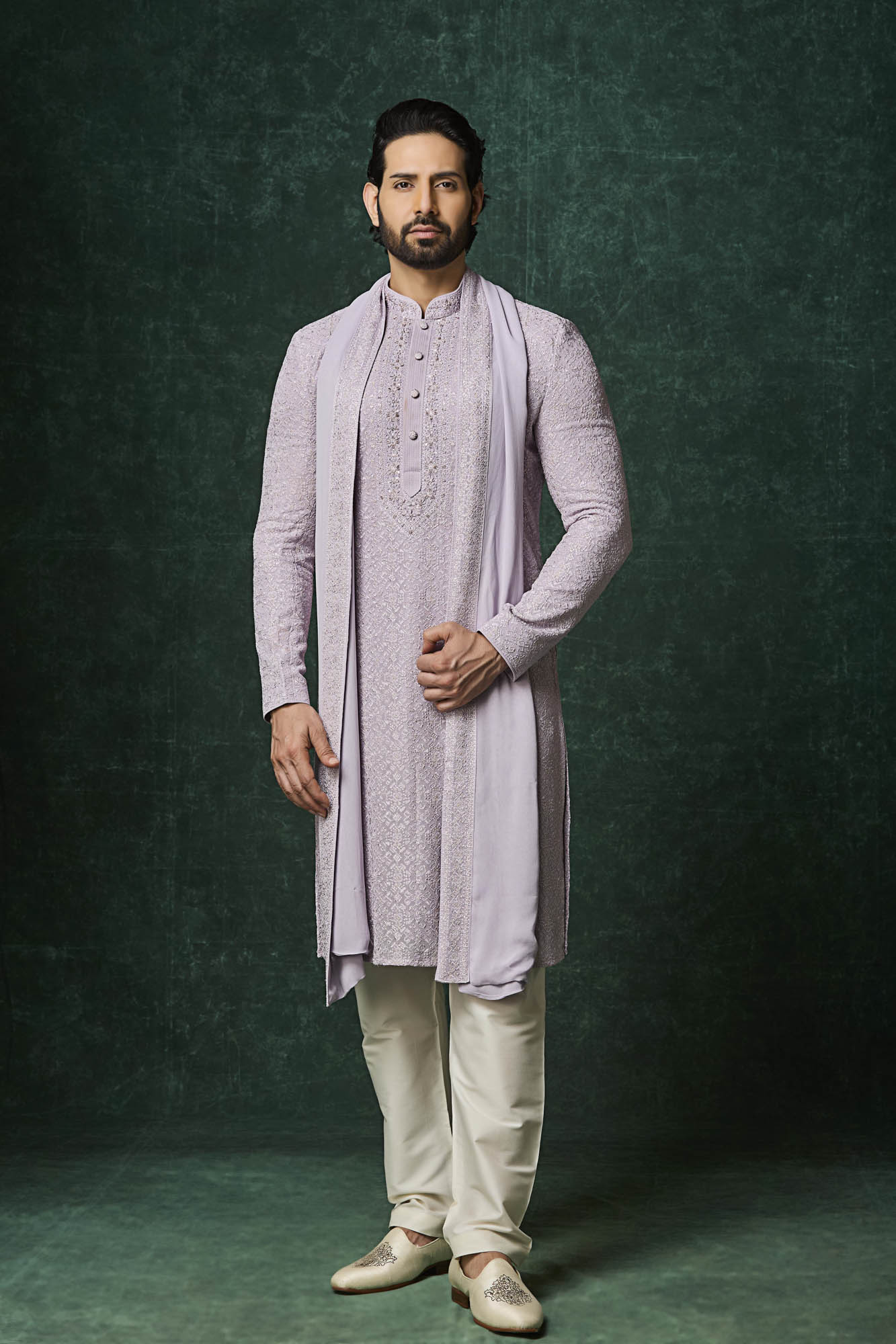 Lilac Kurta Set