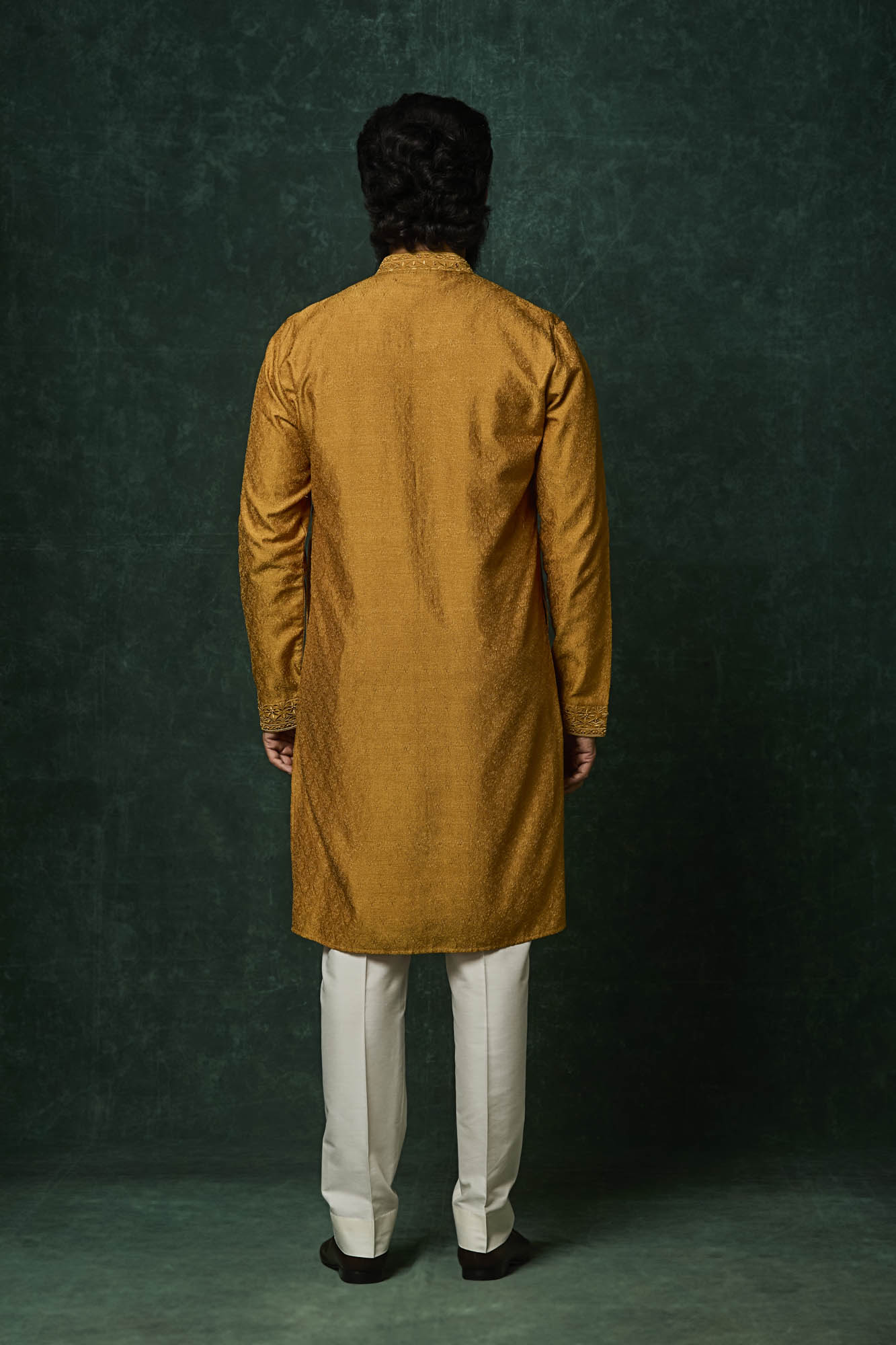 Mustard Kurta Set