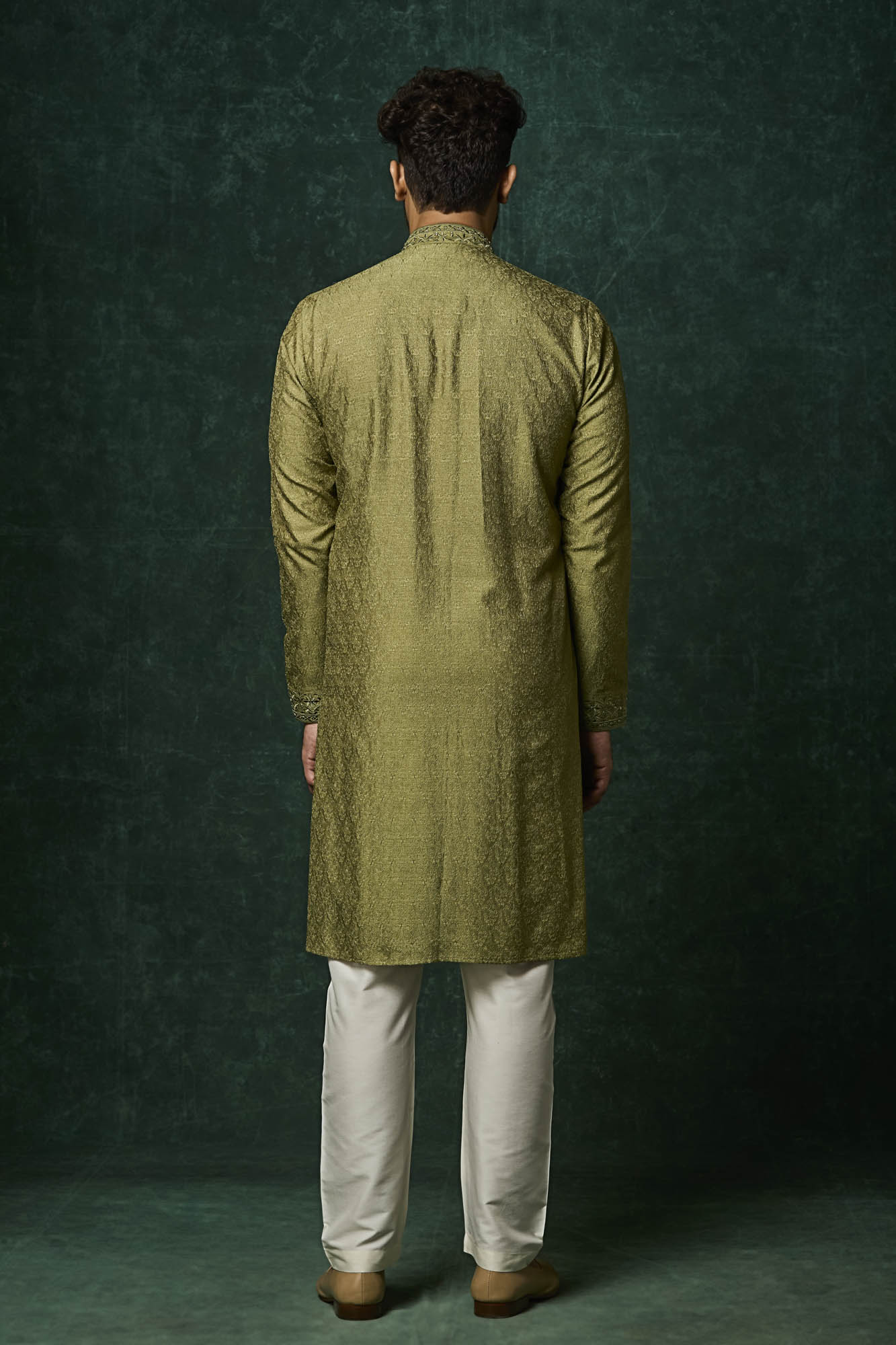 Olive Kurta Set