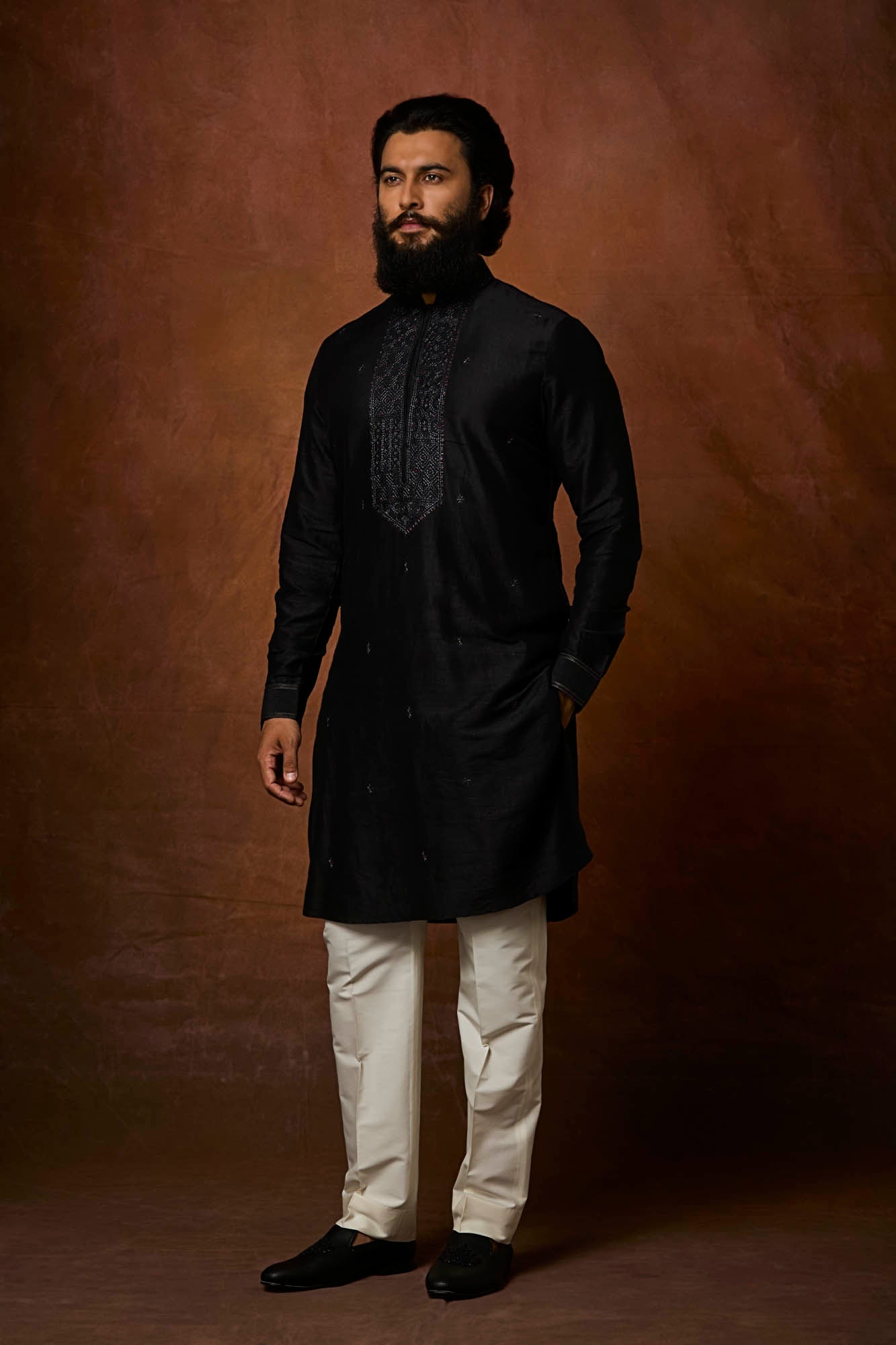 Black Kurta Set