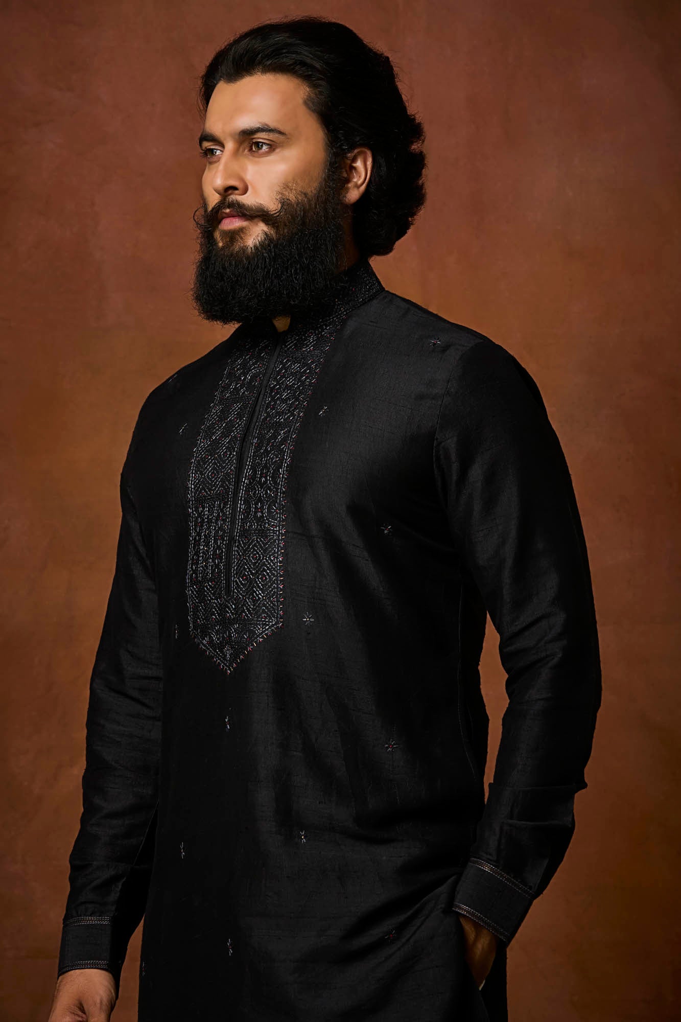 Black Kurta Set