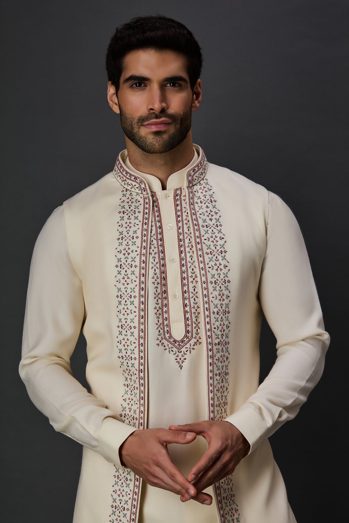 Cream Bundi Set