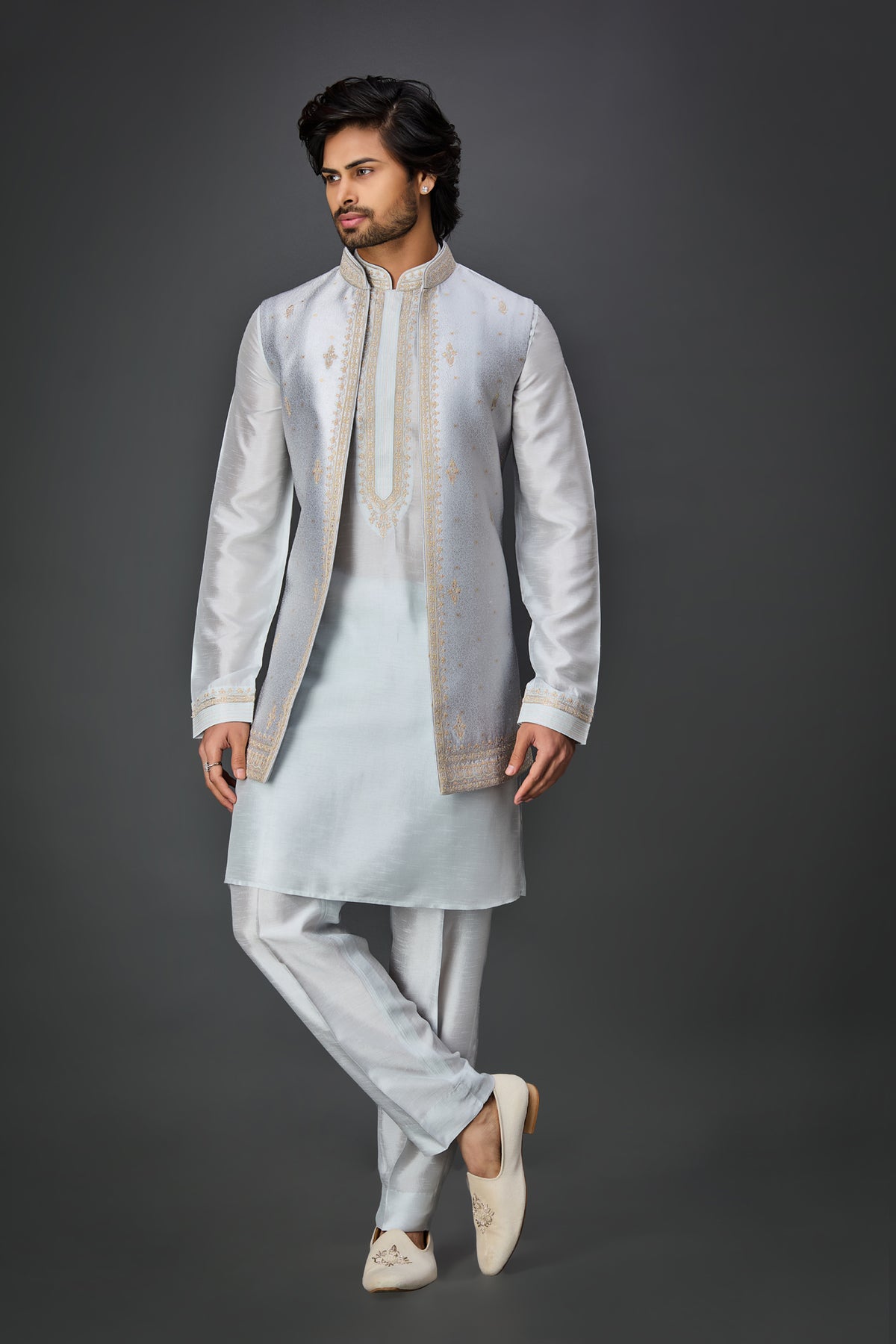 Aqua Blue Bundi Set