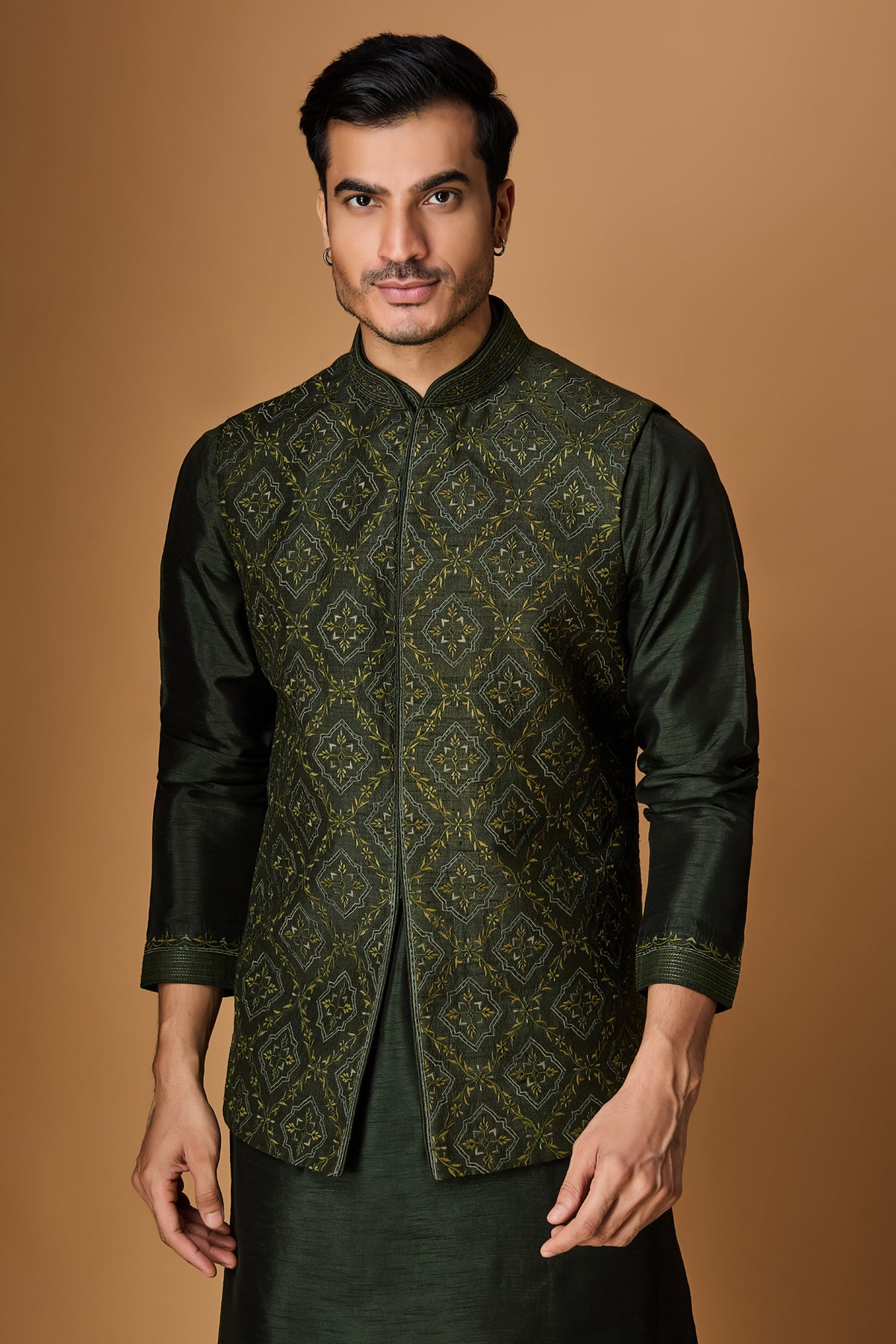 Dark green Bundi Set