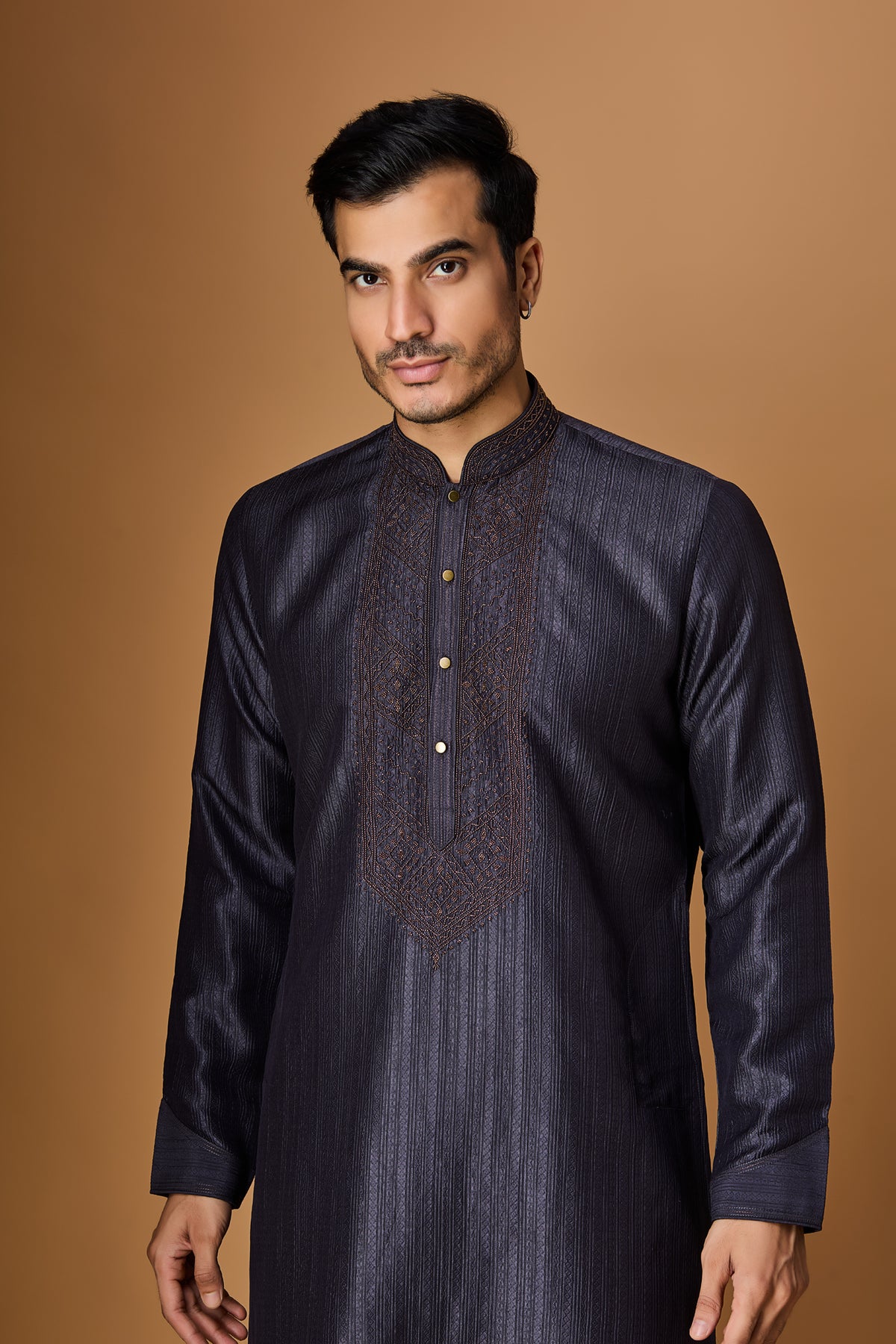 Grey Kurta Set