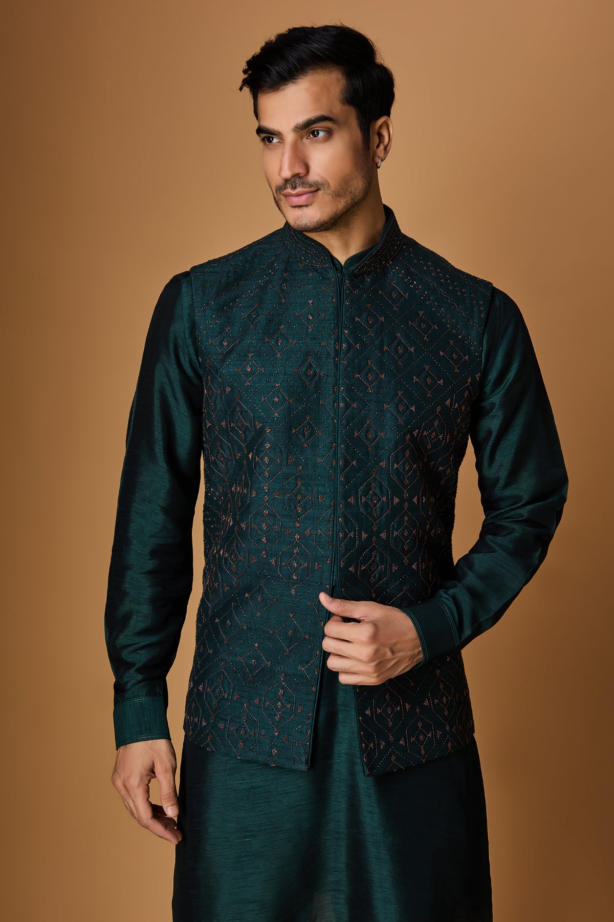 Jade Green Bundi Set