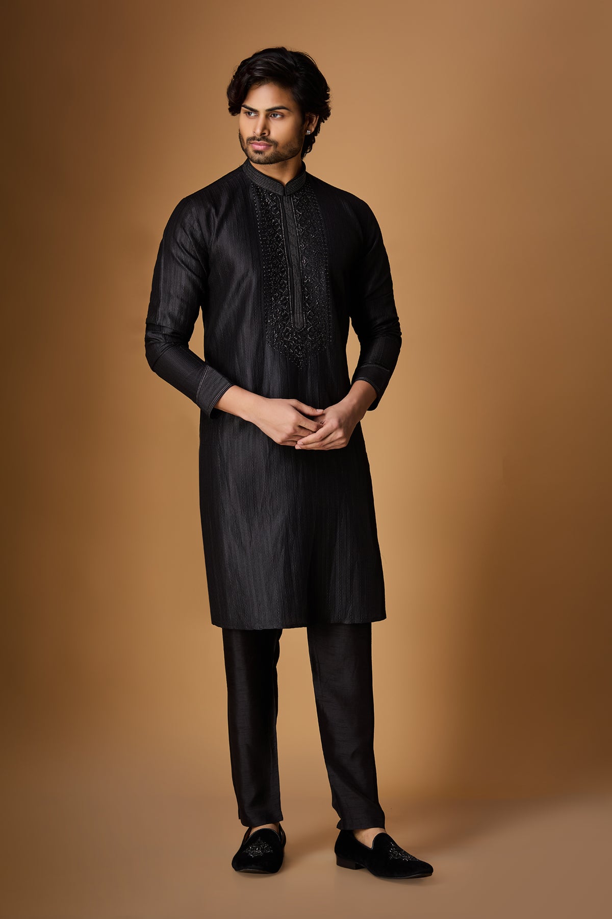 Black Kurta Set