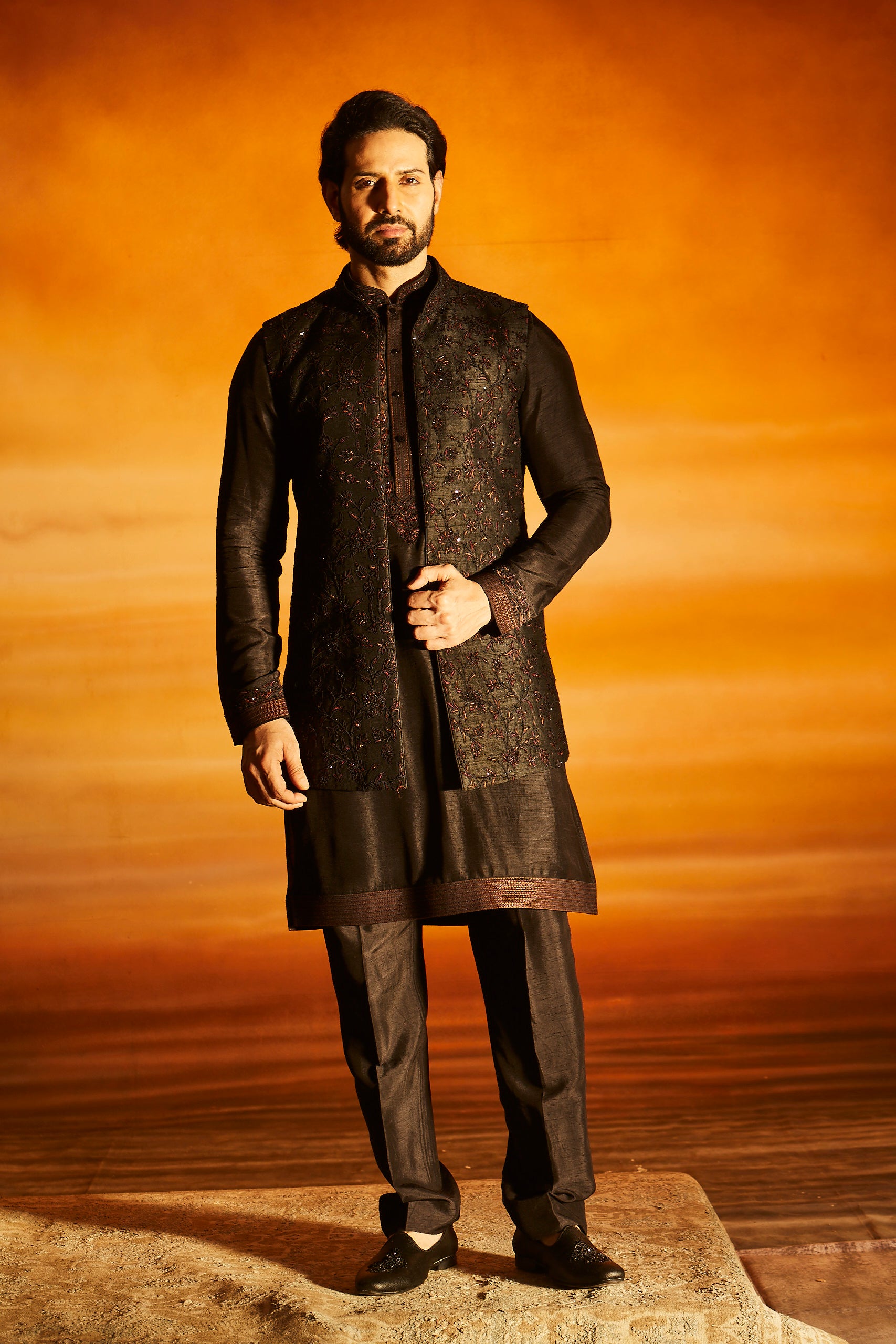 Black Coaty Set